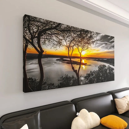 Beautiful Sunset Landscape Wall Art