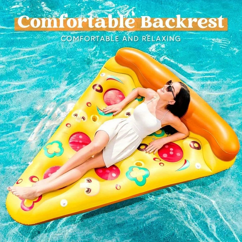 JOYFY Giant Inflatable Pizza Slice Pool Float