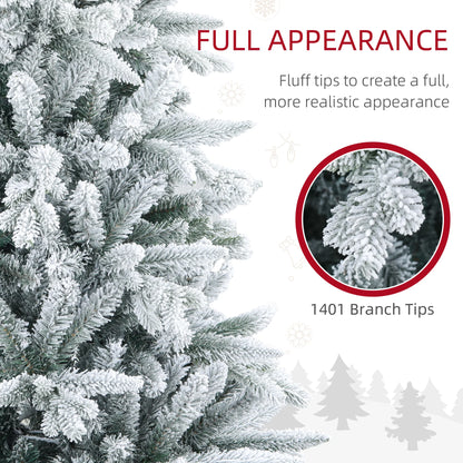 7 Foot Snow Flocked Christmas Tree
