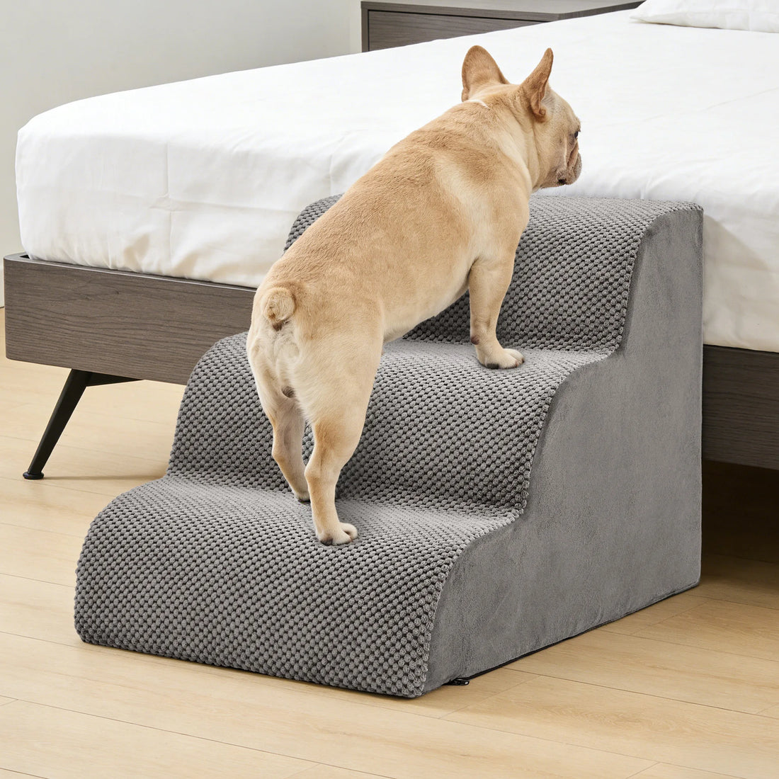 JHK 3-5 Step High-Density Foam Dog Stairs