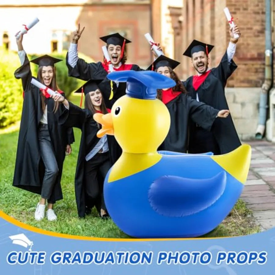 5 Foot Giant Graduation Duck Inflatable Decoration
