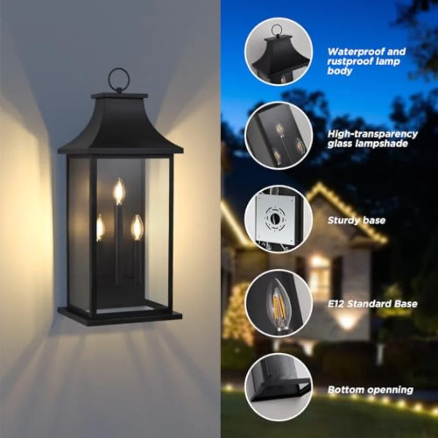 Extra Large Exterior Outdoor Wall Lights