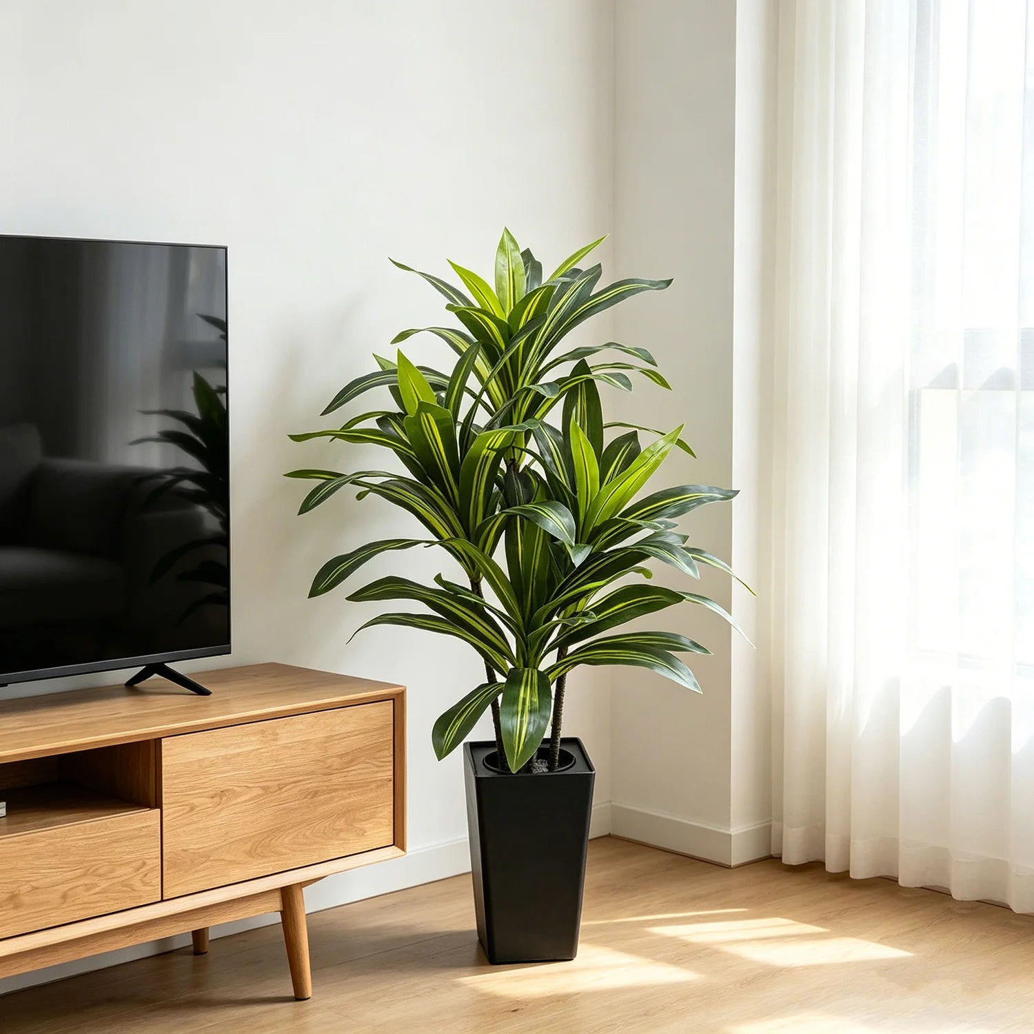 4,5, or 6 Foot Artificial Dracaena Tree