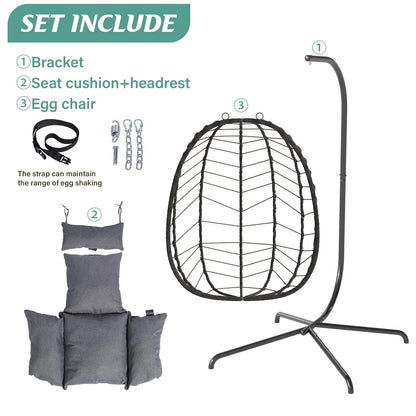 Swinging Egg Chair with Stand