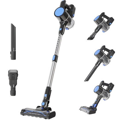 JHK Lightweight Cordless Vacuum Cleaner with Flexible Extendable Pole