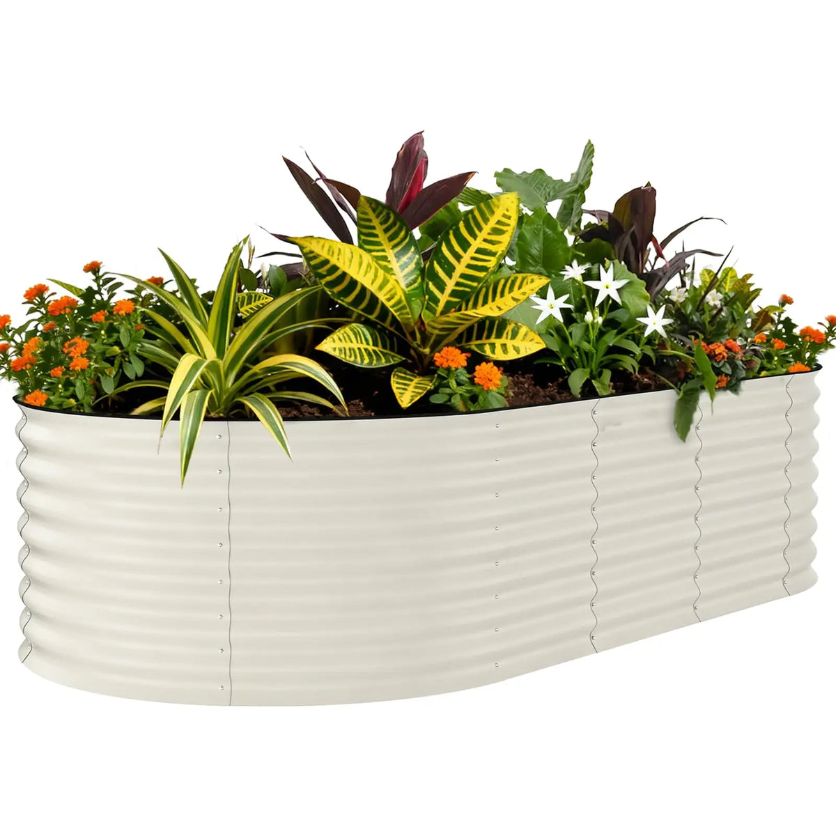 Heavy-Duty Large Galvanized Raised Garden Bed