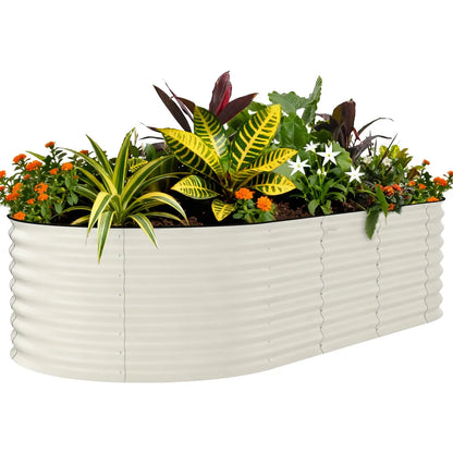 Heavy-Duty Large Galvanized Raised Garden Bed