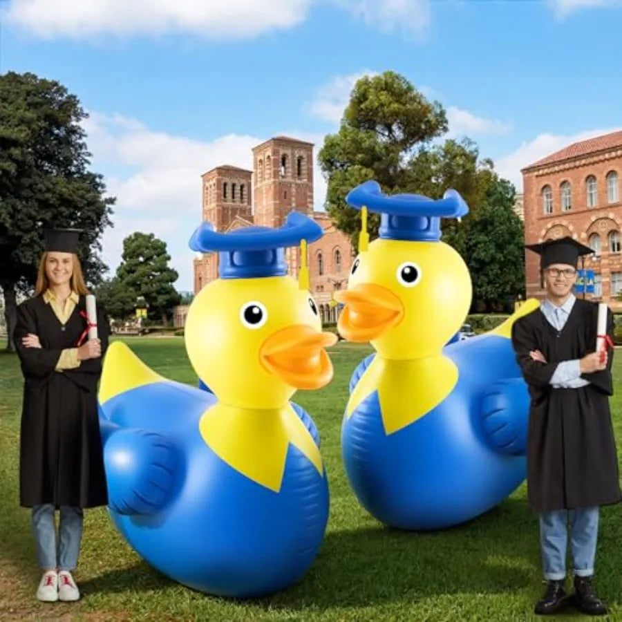 5 Foot Giant Graduation Duck Inflatable Decoration