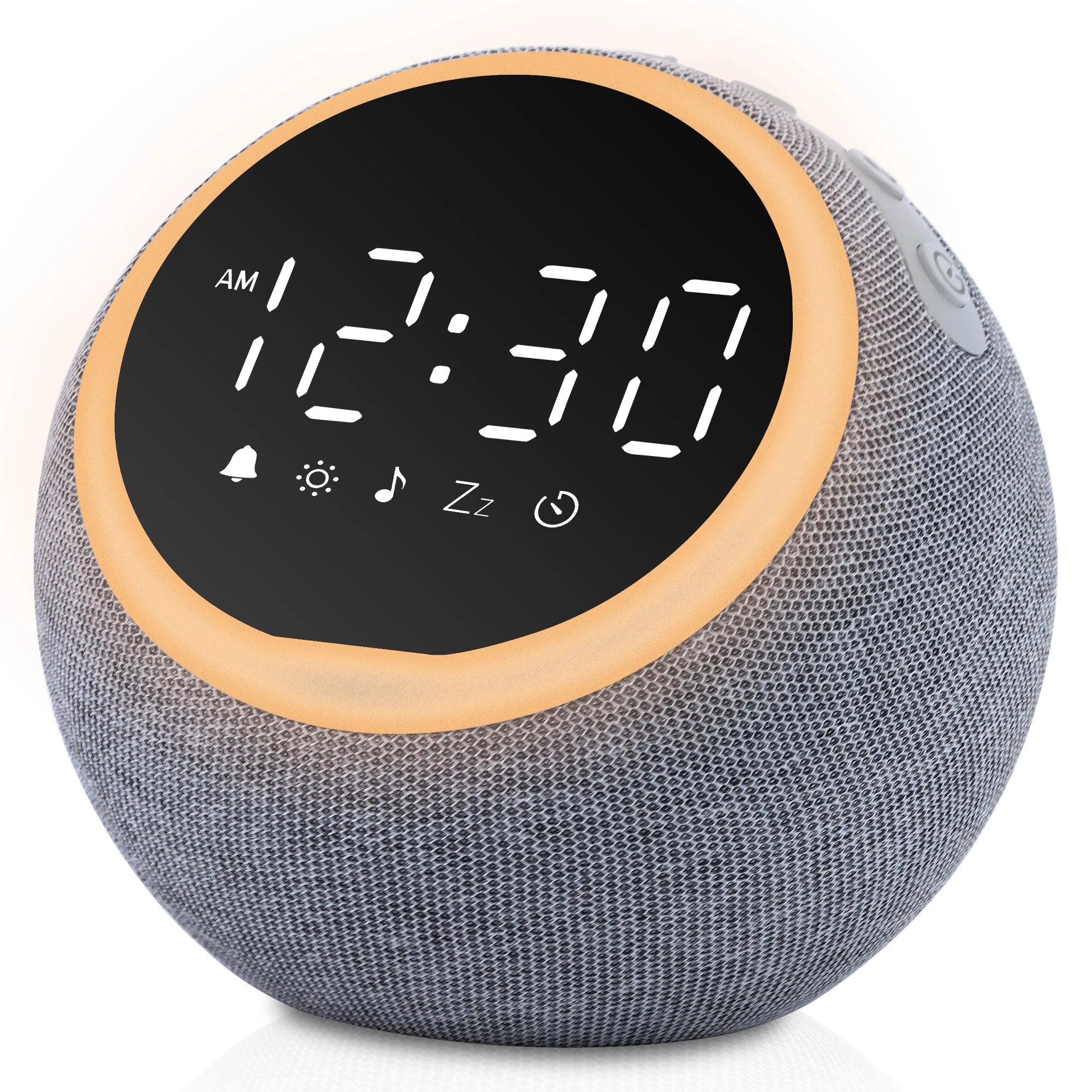 White Noise Alarm Clock with Night Light and Sleep Timer