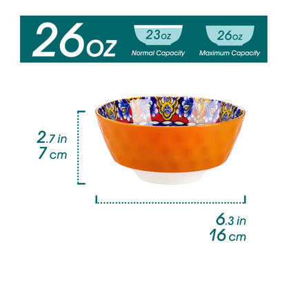 Vancasso 6 or 12 Piece Ceramic Soup Bowls