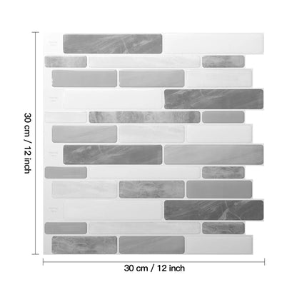 10-Sheet Peel and Stick Backsplash