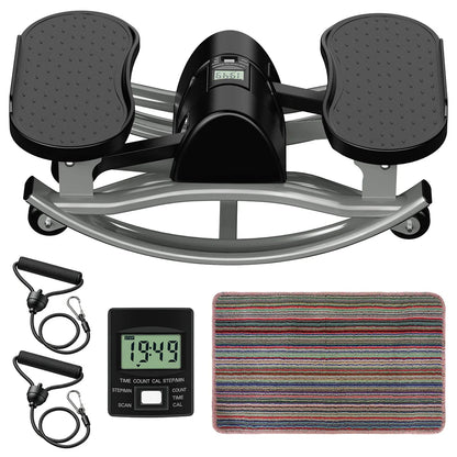 Intelligent Exercise Swing Stepper Machine with Digital Display