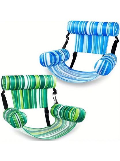 2-Pack of Inflatable Adult Floating Lounge Chairs