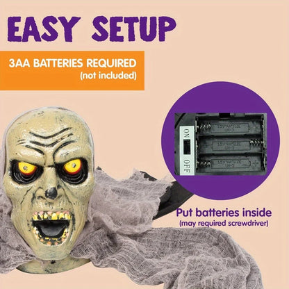 Halloween Groundbreaker Zombie with Sound and Flashing Eyes