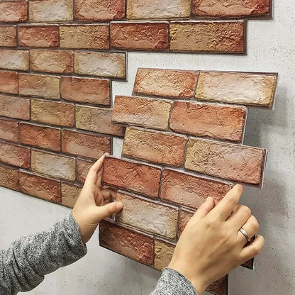 3D Imitation Self-Adhesive Brick Wall Stickers