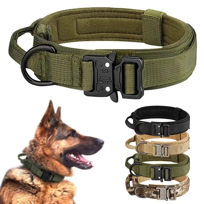 Outdoor Tactical Collar for Medium and Large Breed Dogs