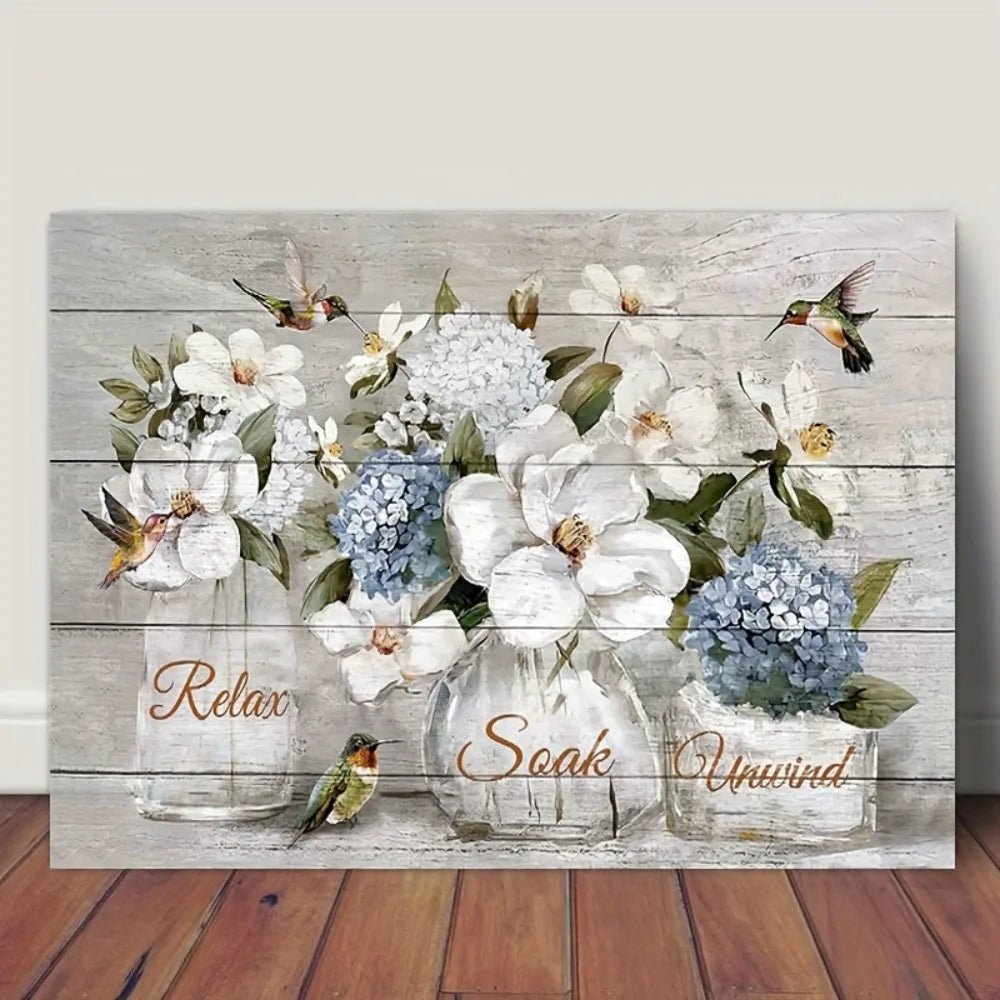 Rustic Farmhouse Canvas Wall Art