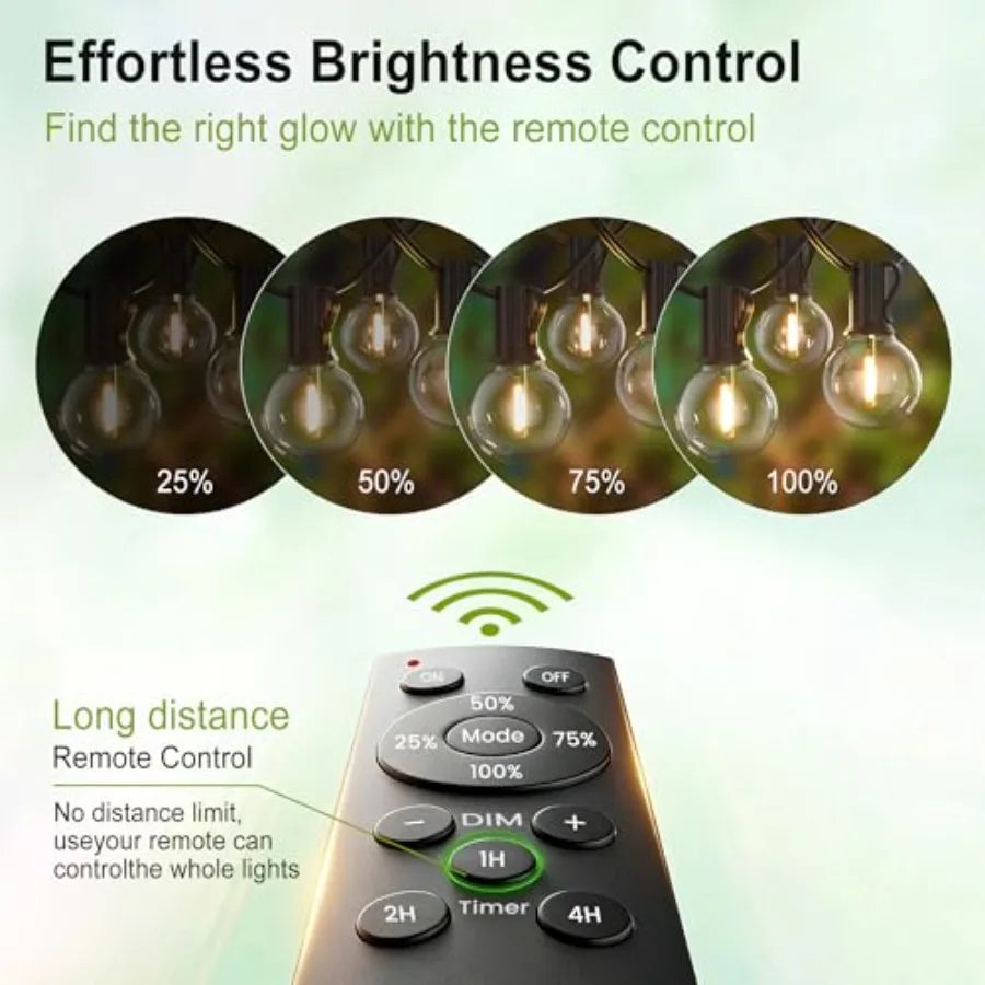 Waterproof Outdoor LED String Lights