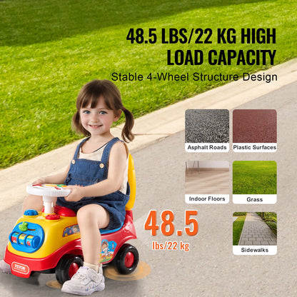 SucceBuy Toddler Ride On Push Car