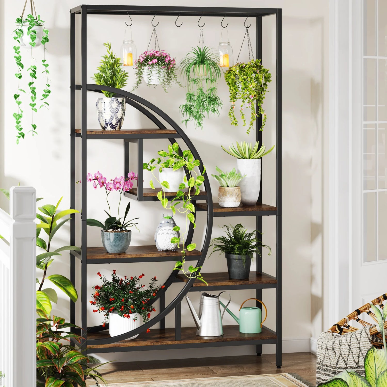 LITTLE TREE 70.9 Inch 7 Tier Indoor Plant Stand